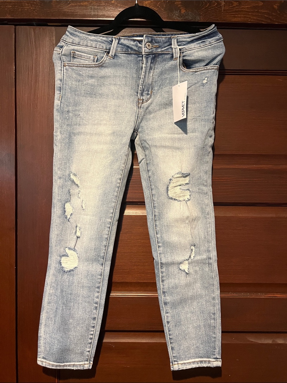 Vervet amber mid rise skinny